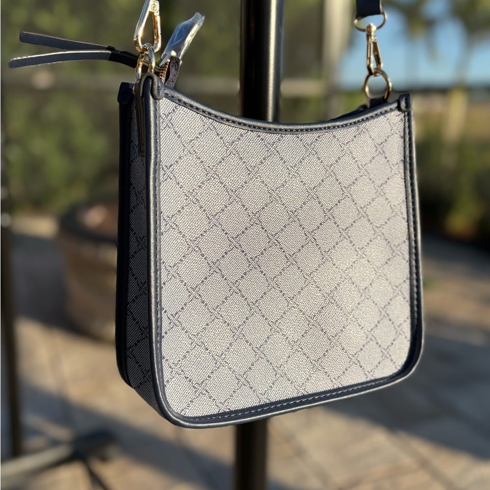 NWOT Nine West Nalini Medium Swing Blue Crossbody Bag | w/ Credit Card Holder | - Picture 4 of 16